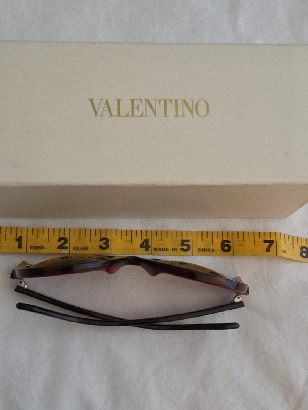 Valentino Tortoiseshell Round Sunglasses with Gold Studs - Picture 2 of 5